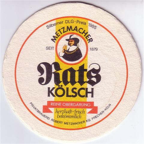 frechen bm-nw metz rats rund 3a (215-rats klsch schwarz-dlg 1985)